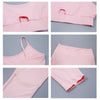 Image of Hot Pink Women's Yoga/Workout Fitness Set - Pants & Bra