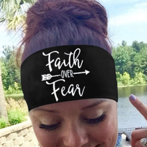 Hair & Sweatband - Faith Over Fear