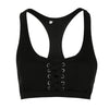 Image of Lace Up Padded Sports Bra